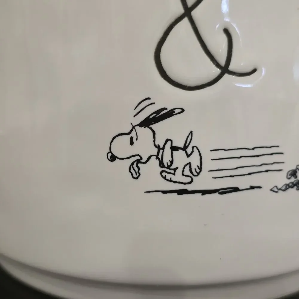 Peanuts Rae Dunn Tricks & Treats Halloween Canister Cookie Jar Snoopy Lucy